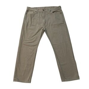 Levi's‎ 505 Jeans Regular Fit Straight Leg Khaki Pants Mens W42 L30